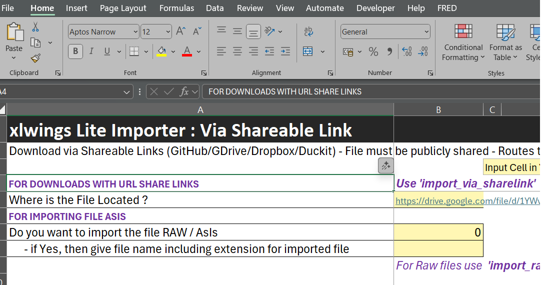 xlwings Lite Data Importer v2 Released